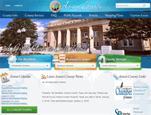 Tablet Screenshot of co.anson.nc.us