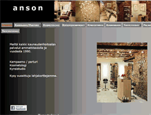 Tablet Screenshot of anson.fi